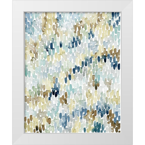 River Wavelets II White Modern Wood Framed Art Print by Popp, Grace