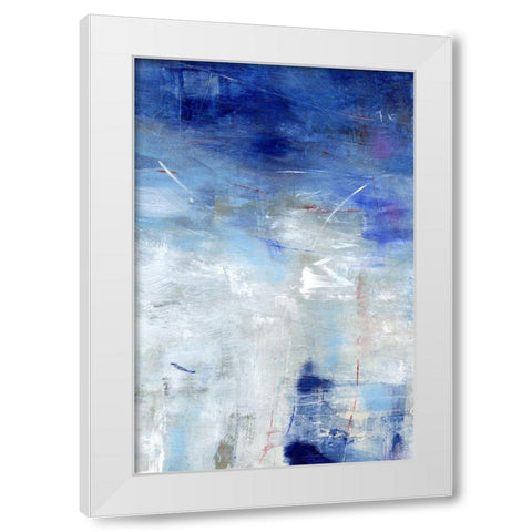 Between the Line II White Modern Wood Framed Art Print by OToole, Tim