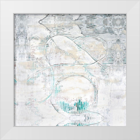 Neutral Park West I White Modern Wood Framed Art Print by Stramel, Renee W.