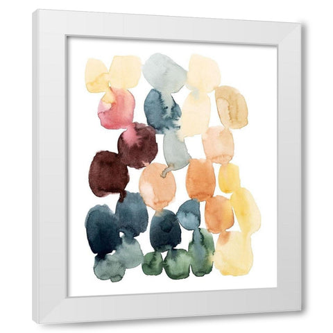 Desert Stones I White Modern Wood Framed Art Print by Popp, Grace