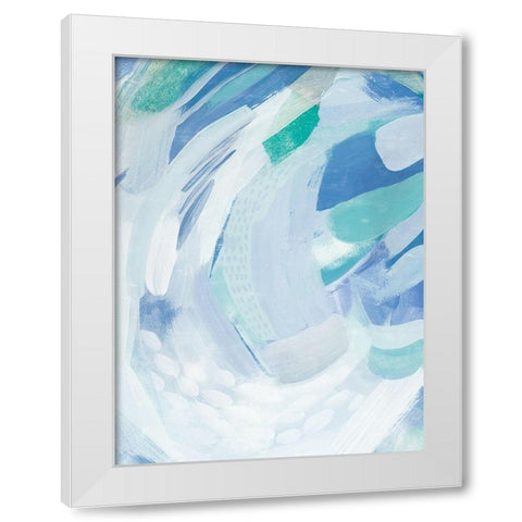 Beneath the Wave II White Modern Wood Framed Art Print by Popp, Grace