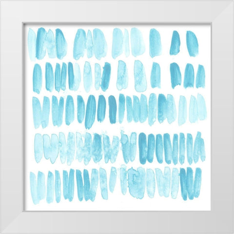 Liquid Motif VIII White Modern Wood Framed Art Print by Vess, June Erica