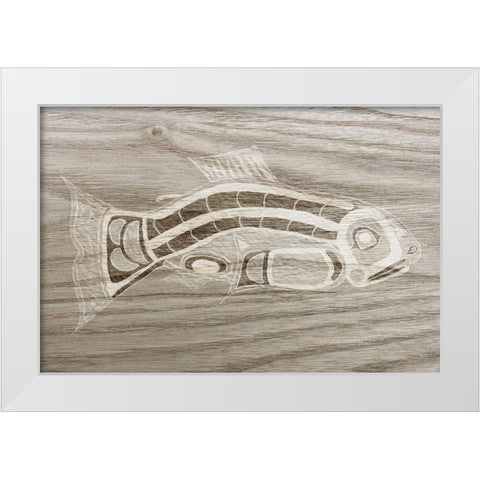 Totem Animal I White Modern Wood Framed Art Print by Ludwig, Alicia