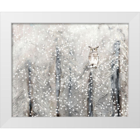 Snowy Habitat I White Modern Wood Framed Art Print by Ludwig, Alicia