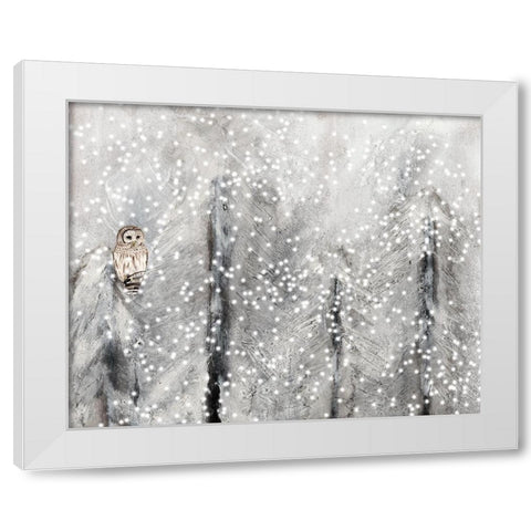 Snowy Habitat II White Modern Wood Framed Art Print by Ludwig, Alicia