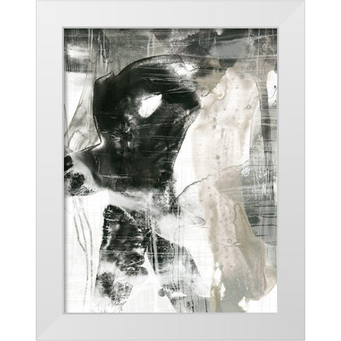 Storm Front I White Modern Wood Framed Art Print by Vess, June Erica