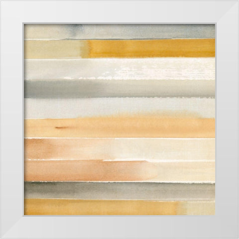 Dreaming Borders II White Modern Wood Framed Art Print by Warren, Annie