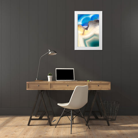 Subscape VII White Modern Wood Framed Art Print by Hartson-Weddle, Ryan