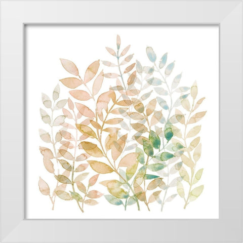 Entwined II White Modern Wood Framed Art Print by Popp, Grace