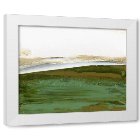 Lyrical II White Modern Wood Framed Art Print by Gordon, Sharon