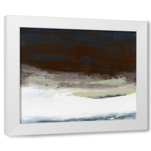 Lyrical III White Modern Wood Framed Art Print by Gordon, Sharon