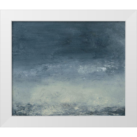 Stille II White Modern Wood Framed Art Print by Gordon, Sharon