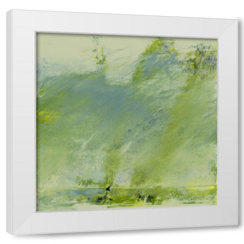 Realm I White Modern Wood Framed Art Print by Gordon, Sharon