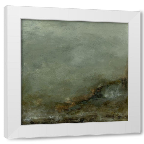 Realm II White Modern Wood Framed Art Print by Gordon, Sharon