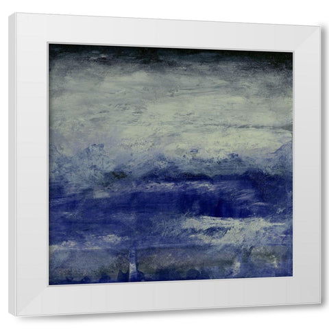 Realm III White Modern Wood Framed Art Print by Gordon, Sharon