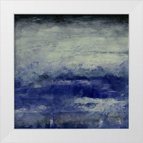 Realm III White Modern Wood Framed Art Print by Gordon, Sharon
