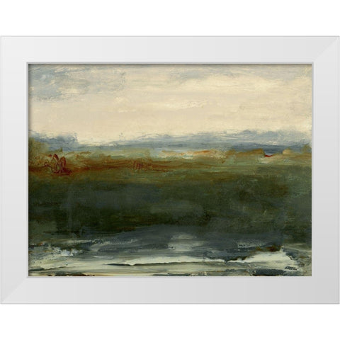 Milieu VII White Modern Wood Framed Art Print by Gordon, Sharon