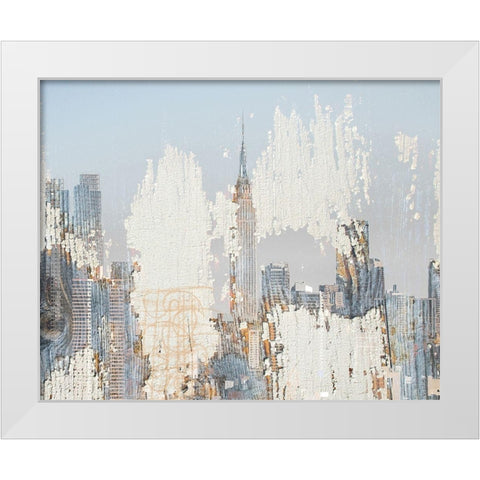 Textures of New York White Modern Wood Framed Art Print by Orlov, Irena
