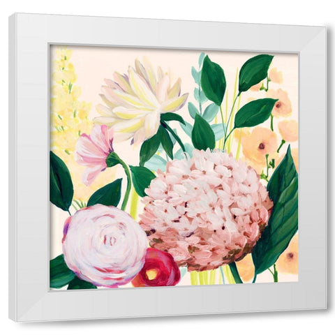 Mothers Day Blooms II White Modern Wood Framed Art Print by Popp, Grace