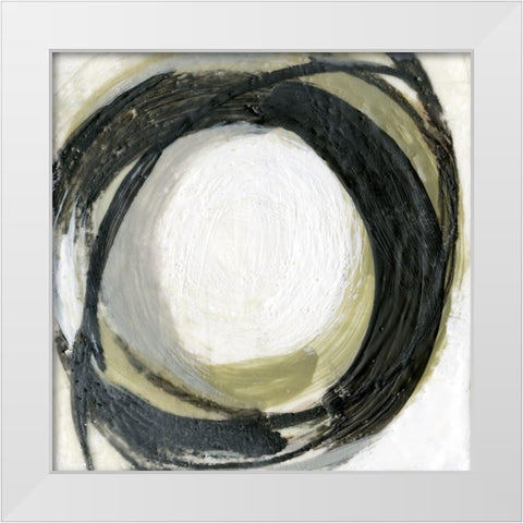 Light in the Center I White Modern Wood Framed Art Print by Goldberger, Jennifer