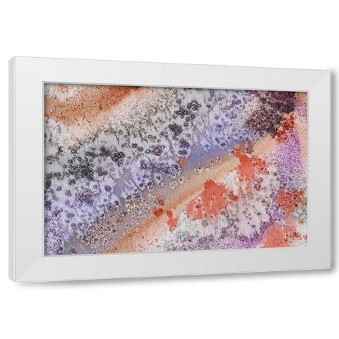 Textured Coast II White Modern Wood Framed Art Print by Orlov, Irena