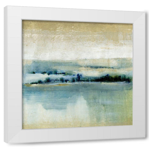 Distant Shoreline I White Modern Wood Framed Art Print by OToole, Tim