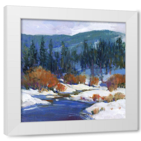 Mountain Creek I White Modern Wood Framed Art Print by OToole, Tim