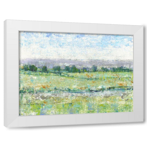 Mountain Impressions II White Modern Wood Framed Art Print by OToole, Tim