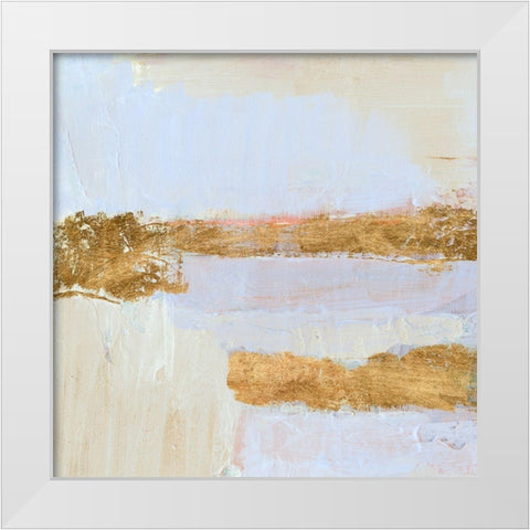 Reprieve III White Modern Wood Framed Art Print by Barnes, Victoria