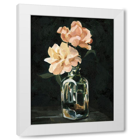 Dark Rose Arrangement II White Modern Wood Framed Art Print by Caroline, Emma