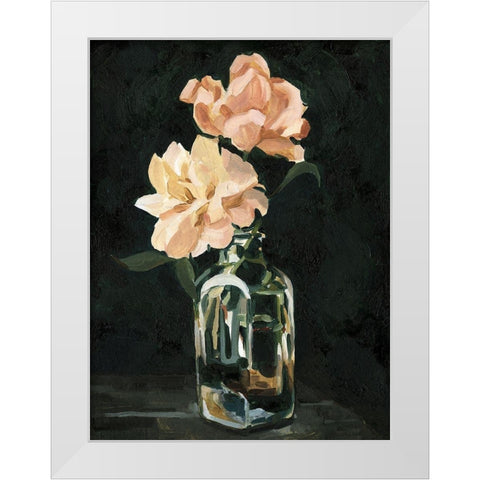 Dark Rose Arrangement II White Modern Wood Framed Art Print by Caroline, Emma