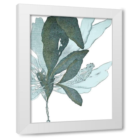 Seaside Seaweed I White Modern Wood Framed Art Print by Vision Studio