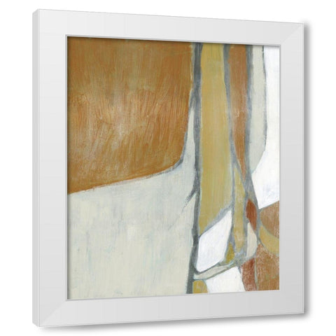 Mid-Century Redux I White Modern Wood Framed Art Print by Goldberger, Jennifer