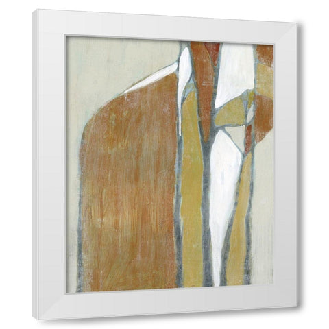 Mid-Century Redux II White Modern Wood Framed Art Print by Goldberger, Jennifer