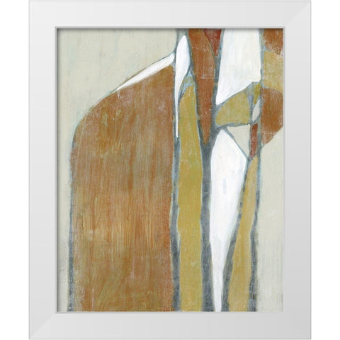 Mid-Century Redux II White Modern Wood Framed Art Print by Goldberger, Jennifer