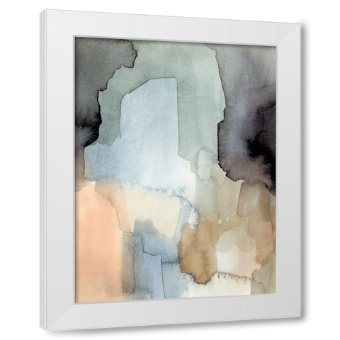 Nectar IV White Modern Wood Framed Art Print by Barnes, Victoria