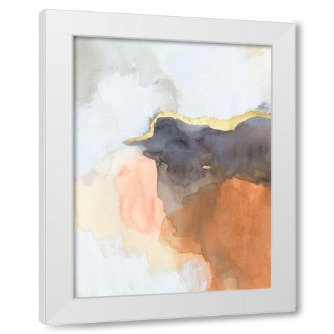 Cusp II White Modern Wood Framed Art Print by Barnes, Victoria