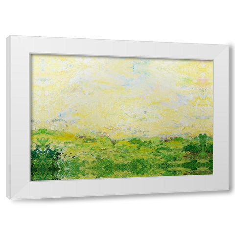 Montauk Summer White Modern Wood Framed Art Print by Friedlander, Allan