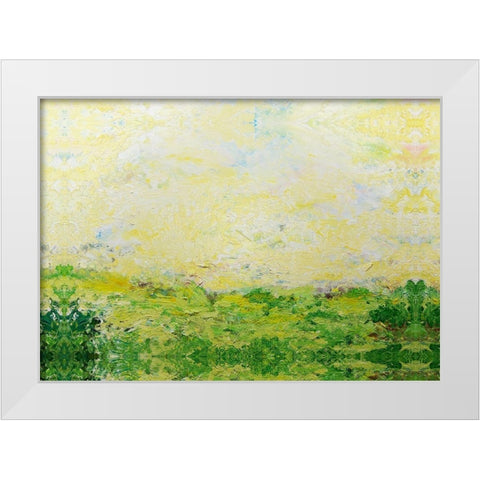 Montauk Summer White Modern Wood Framed Art Print by Friedlander, Allan