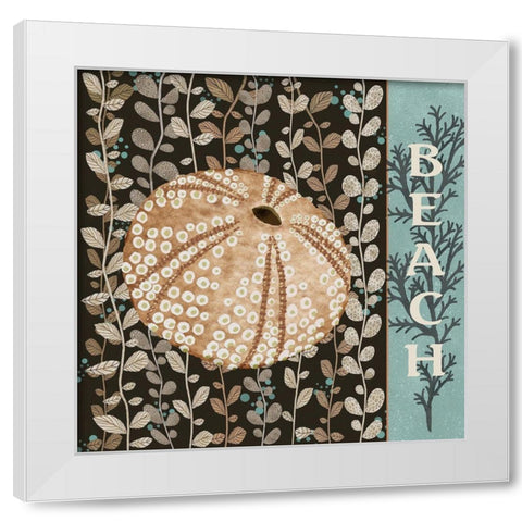 By the Shoreline I White Modern Wood Framed Art Print by Reynolds, Jade