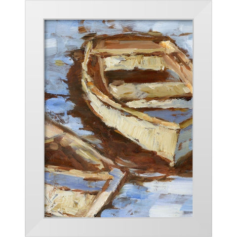 Warm Light I White Modern Wood Framed Art Print by Harper, Ethan