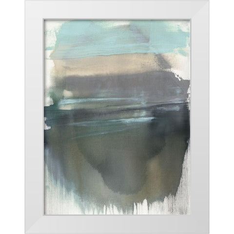 The Light on the Moor II White Modern Wood Framed Art Print by Goldberger, Jennifer