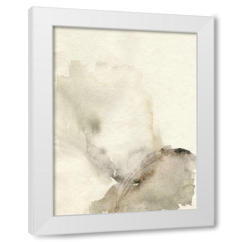 Sparse I White Modern Wood Framed Art Print by Goldberger, Jennifer