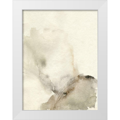 Sparse I White Modern Wood Framed Art Print by Goldberger, Jennifer