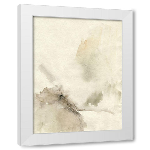 Sparse II White Modern Wood Framed Art Print by Goldberger, Jennifer