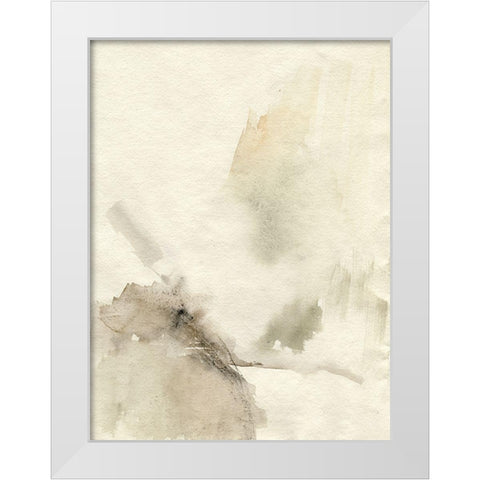 Sparse II White Modern Wood Framed Art Print by Goldberger, Jennifer