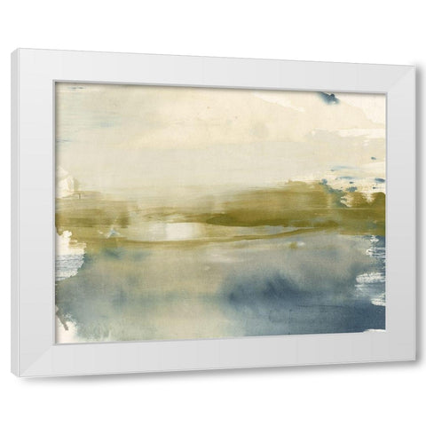 Olive on the Horizon II White Modern Wood Framed Art Print by Goldberger, Jennifer