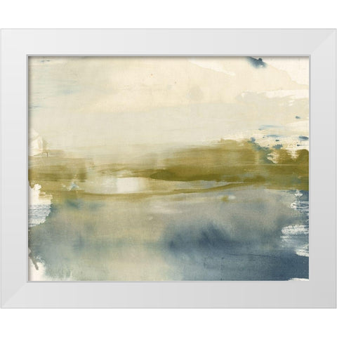 Olive on the Horizon II White Modern Wood Framed Art Print by Goldberger, Jennifer