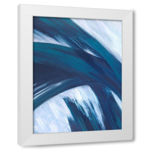 Fronds Kline I White Modern Wood Framed Art Print by Wilkins, Suzanne