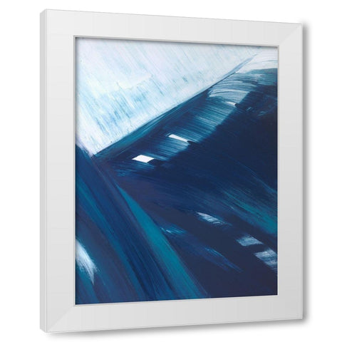 Fronds Kline II White Modern Wood Framed Art Print by Wilkins, Suzanne